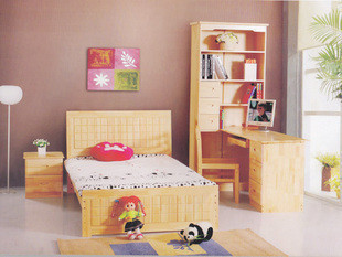 北京儿童房家具松木床 实木床 床 双人床 单人床 儿童床B039折扣优惠信息