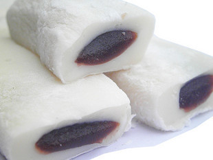 8月产 台湾进口零食 雪之恋手造麻薯（红豆口味）180克 超Q特价