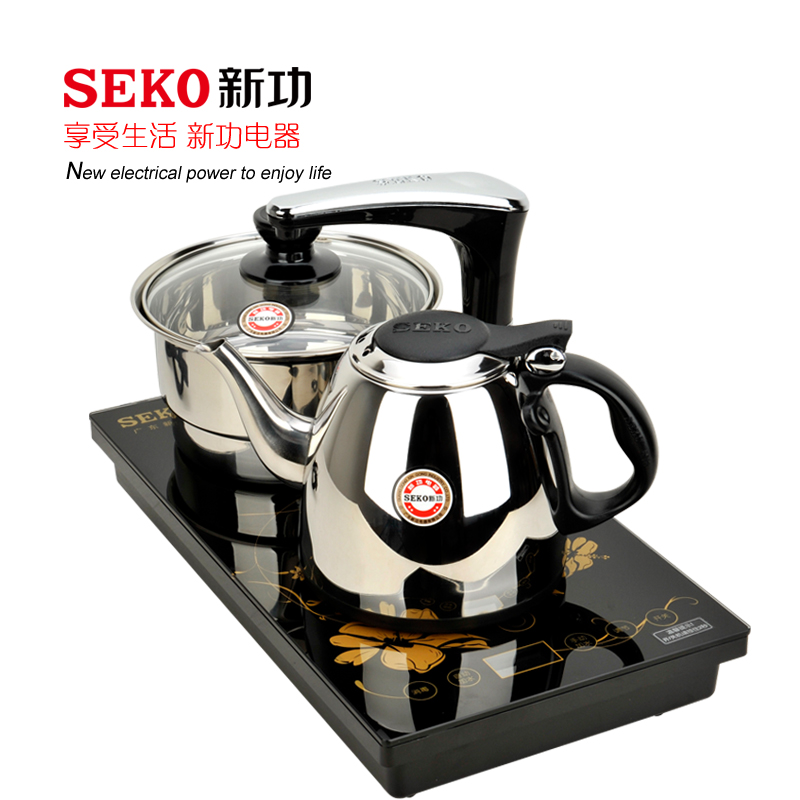 Seko/新功F16/F17a T13自动上水电热水壶电茶炉T13电磁炉茶具套装折扣优惠信息