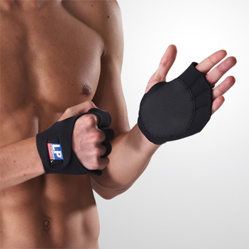 正品lp750男士半指防滑吸汗橡胶健身手套 器械训练运动护手套