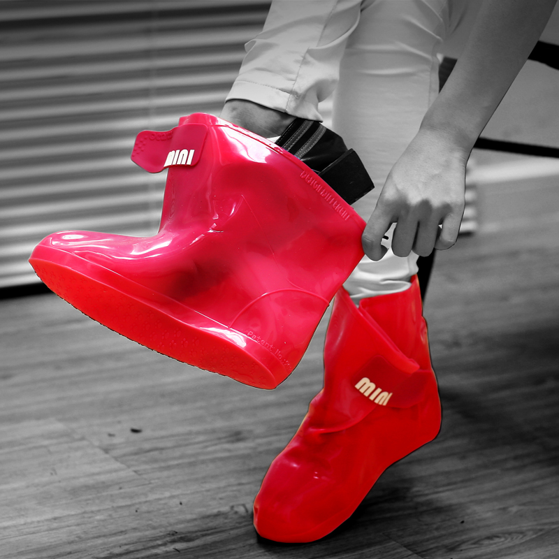 BEARCAT专柜mini款 女士时尚低筒雨鞋雨靴 日本韩国水鞋套包邮
