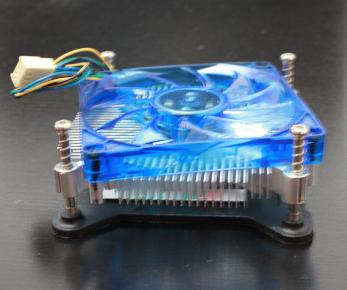 腾卓 I1310 超薄 CPU散热器 4线静音风扇  htpc小机箱一体机专用折扣优惠信息