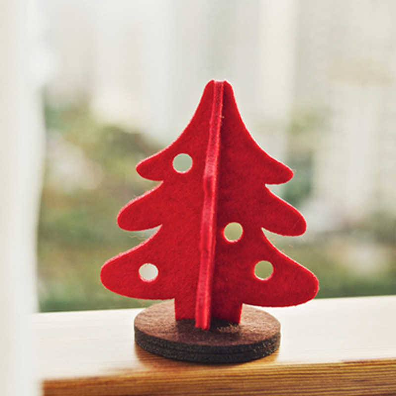 新年系列圣诞用品毛毡立体圣诞树不织布立体圣诞树