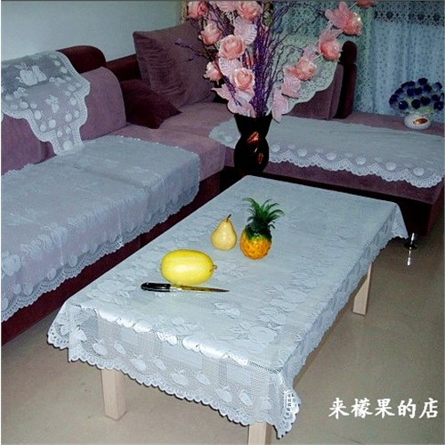 亚大纺织 沙发垫装饰桌布茶几布台布长方形田园组合沙发座垫