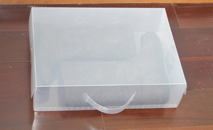 塑料透明鞋盒 水晶鞋盒 收纳盒 手提鞋盒鞋子 特价鞋盒