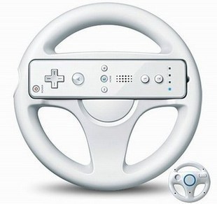 WII方向盘 WII 马力奥赛车方向盘 Wii方向盘手柄 WII周边配件折扣优惠信息