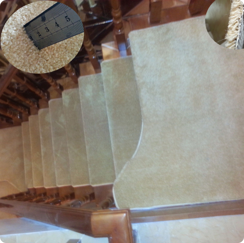 加厚 楼梯垫 踏步垫 客厅 卧室 防滑 异形 定制 地毯 保护 满铺
