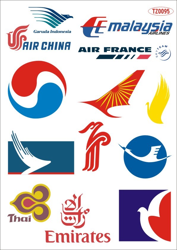 拉杆箱贴纸AIR1航空公司不干胶小贴纸旅行箱贴纸行李箱贴纸TZ0095