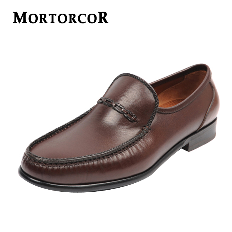 MORTORCOR新款高端袋鼠皮男士皮鞋 牛皮手工底 奢华品商务男鞋折扣优惠信息