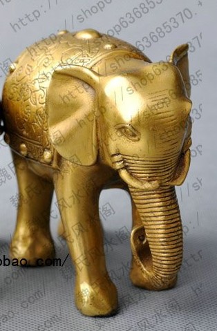开光纯黄铜大象摆件 吸水象 喷水象 镇宅 吸财 助事聚财象折扣优惠信息