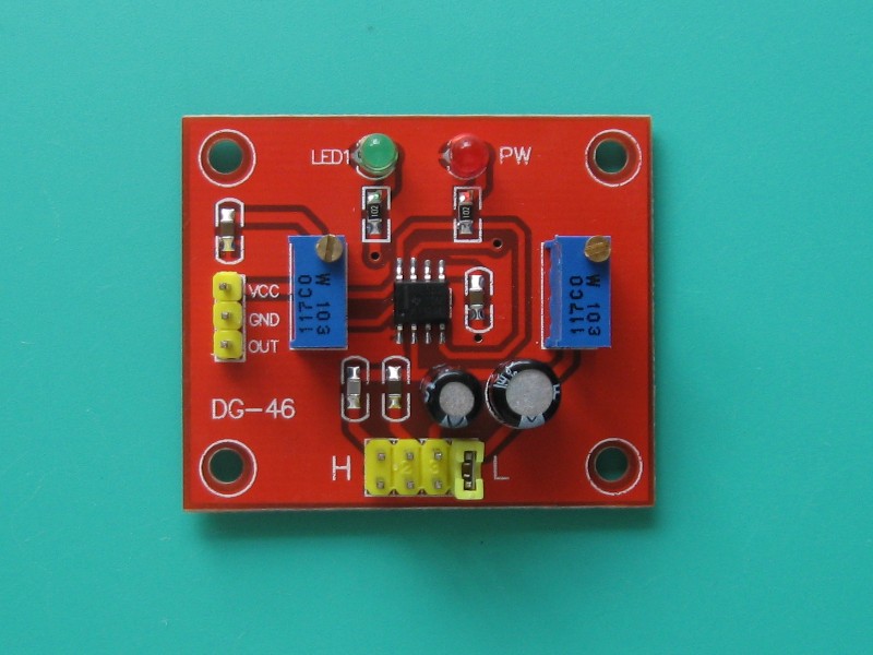 厂家直销NE555脉冲发生器 555频率输出模块 方波信号发生器