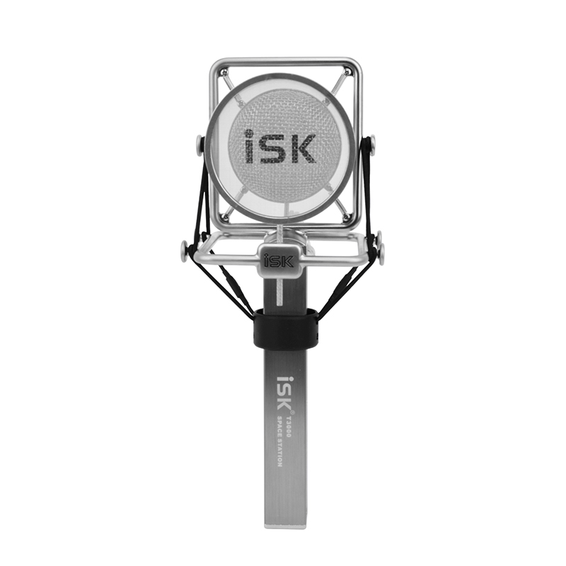 专柜正品ISK T3000纯金镀膜电容麦克风K歌设备套装专业录音棚话筒