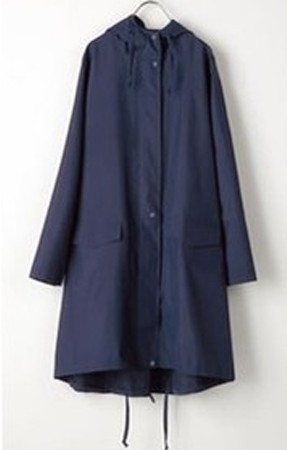 WPC风雨衣透气型软轻薄宽松女款带帽户外长款雨衣1003
