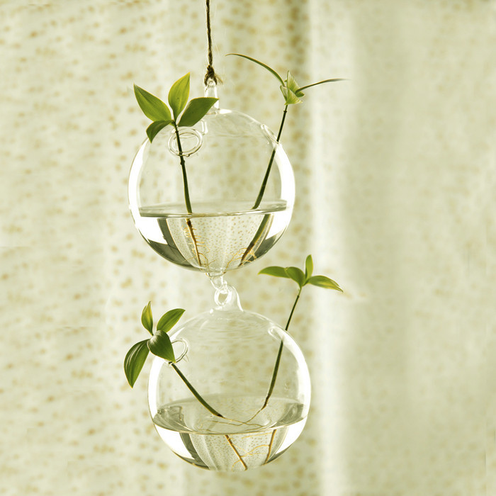 日式花瓶现代时尚花瓶悬挂玻璃透明简约花瓶zakka家居装饰花瓶折扣优惠信息