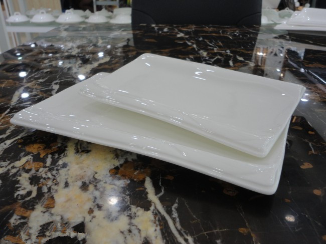 辉煌长方盘西餐菜盘中餐菜盘特色餐盘奇形长方盘陶瓷水果盘