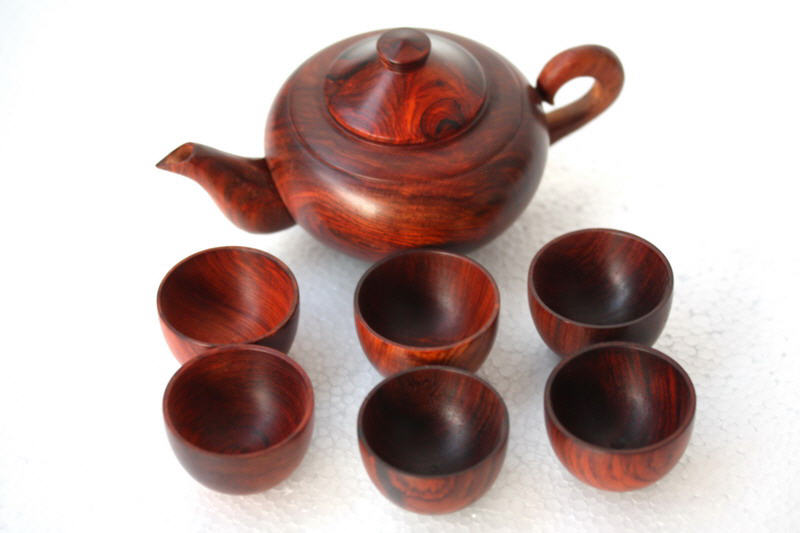 老挝大红酸枝木茶壶茶具套装红木工艺品摆设品折扣优惠信息