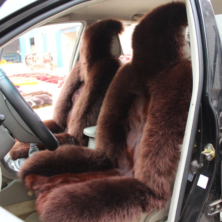 雪狼狐 包邮新款羊毛汽车坐垫 冬季 澳毛高档汽车座垫