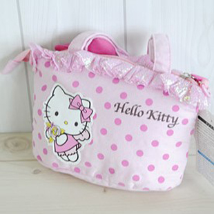 韩国代购 HELLO KITTY凯蒂猫粉色手提包 斜挎包 肩包 27.108