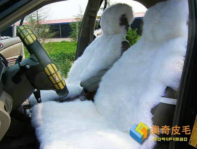 澳洲羊毛 汽车坐垫羊毛靠背坐垫 纯羊毛坐垫长毛坐垫