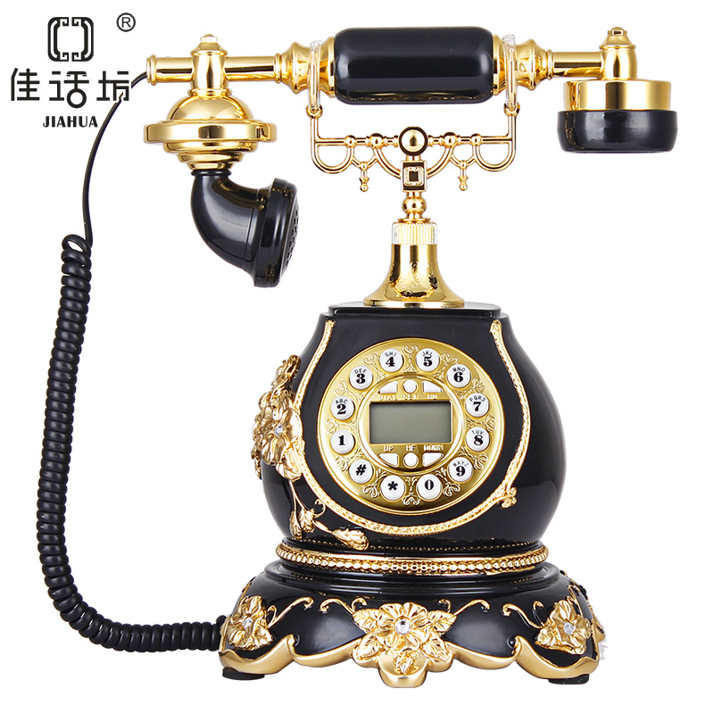 佳话坊仿古电话机欧式电话机新款时尚创意座机摆件特价复古电话机折扣优惠信息
