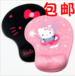 包邮Hello kitty凯蒂猫硅胶护腕垫 创意卡通可爱粉色手托鼠标垫折扣优惠信息