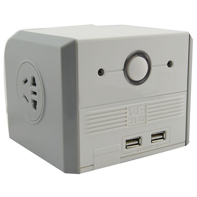 包邮 突破OPDU 插座 多插孔带开关TZ-C1011双USB防雷接线板插线板