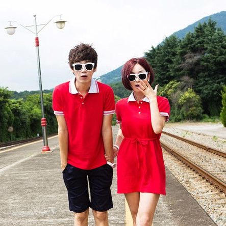 STYLESTOKER韩国正品情侣装夏装新款连衣裙 蜜月红色裙polo衫短袖折扣优惠信息