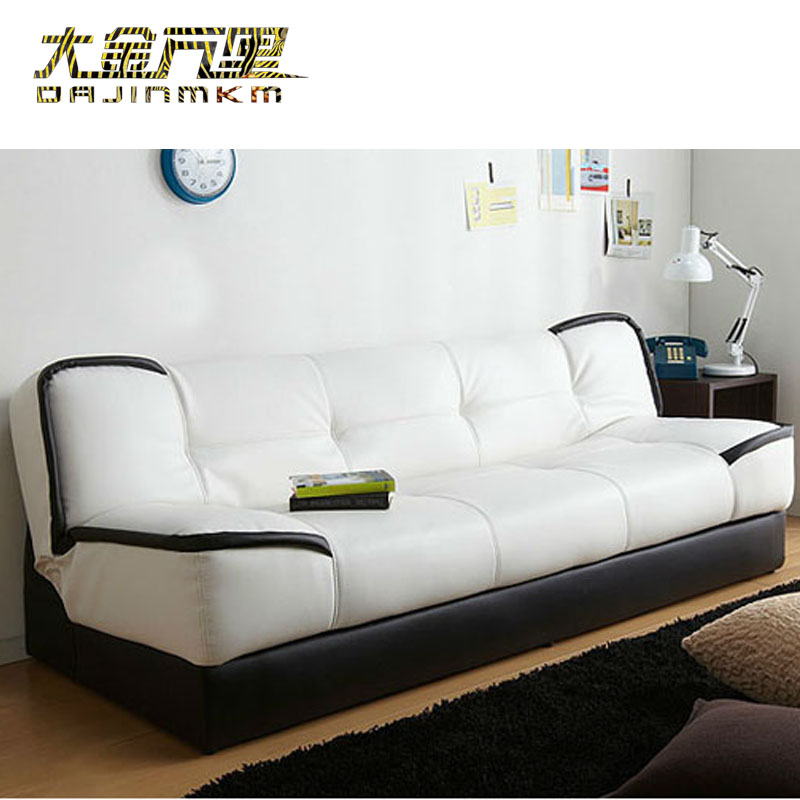 大金万里 沙发床 多功能折叠收纳 日本原创皮艺沙发 小户型大储物