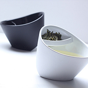 专利正品倾斜茶杯聪明的杯子芬兰红点奖礼品盒装创意茶叶过滤杯
