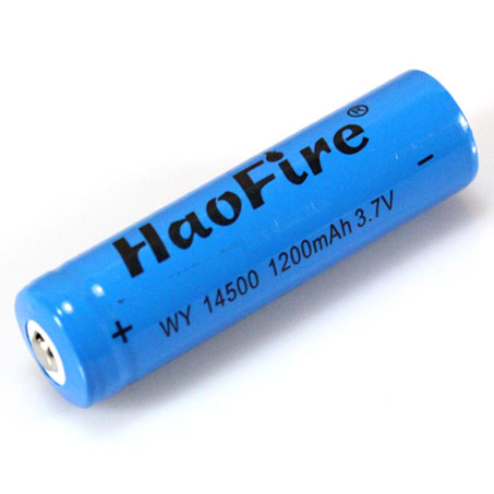 HaoFire 14500电池 5号AA充电锂电池 1200毫安高容量 3.7V
