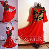 维族民族舞蹈服装/舞台演出服/现代舞蹈服饰/新疆舞蹈服装广场舞
