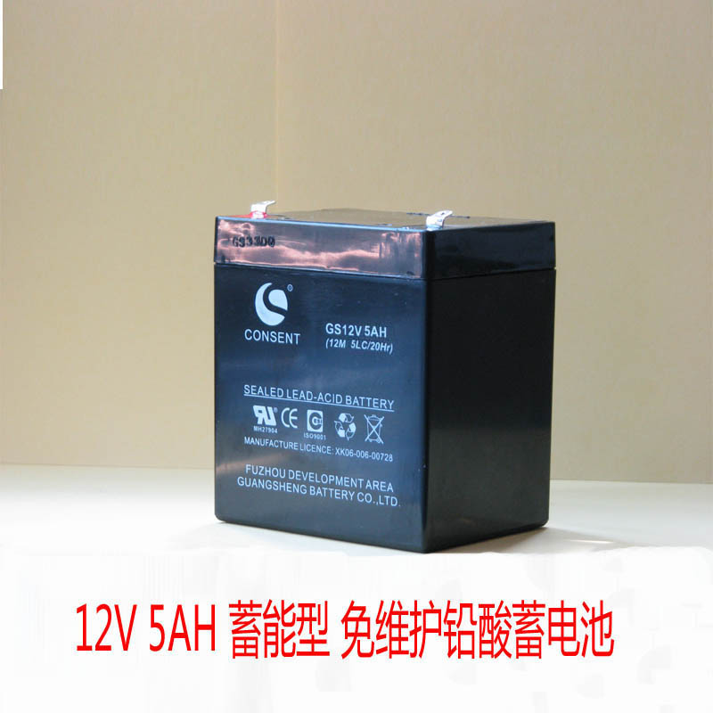 12V5AH 电瓶 UPS 蓄电池  可代替 音箱 卷闸门 12V 4AH 4.5AH