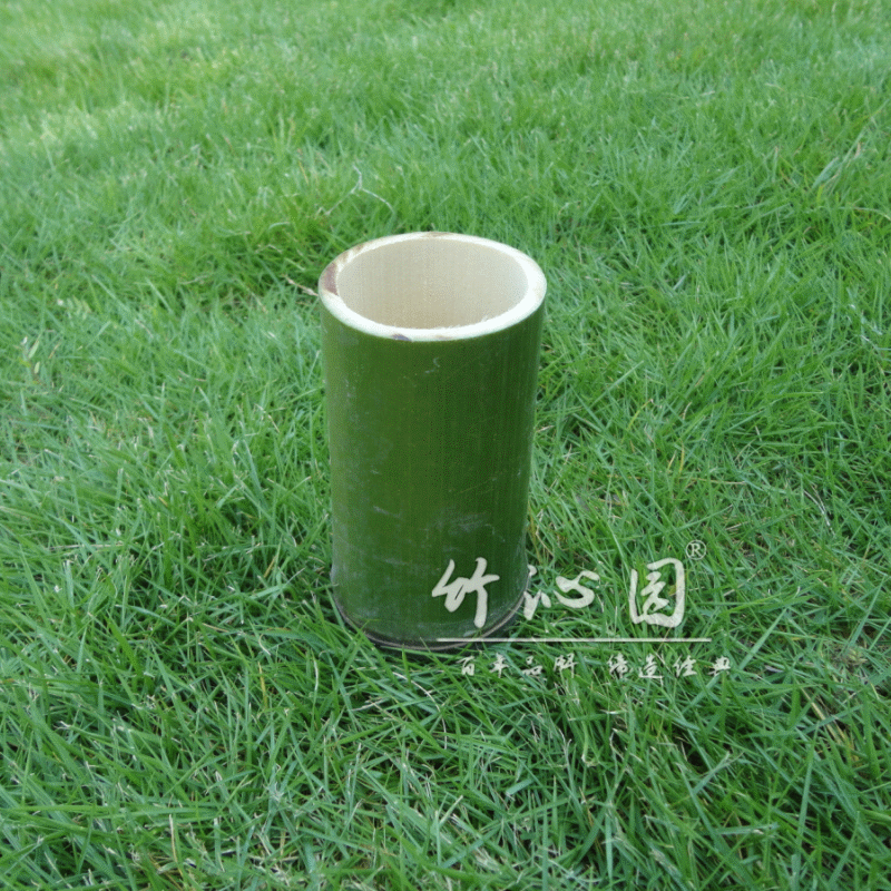 竹沁园 天然竹筒 蒸饭竹筒 竹水杯竹筒茶杯 有盖带盖 定做订做