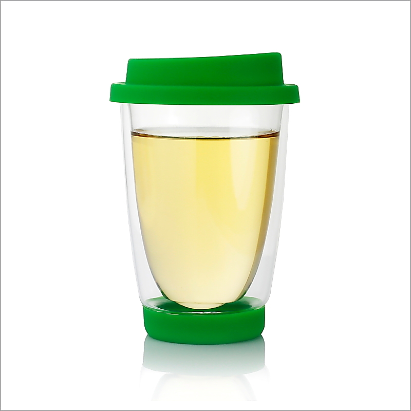 包邮玻璃杯双层透明带盖泡茶杯男女士水杯子创意便携茶杯正品花茶折扣优惠信息