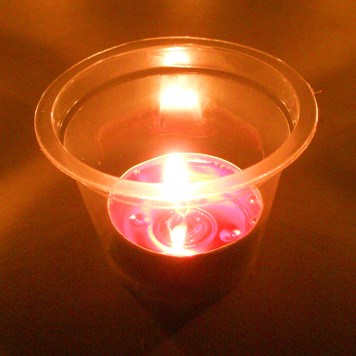 蜡烛玫瑰套餐防风杯 蜡烛塑料杯 杯子 放小蜡烛杯子 10只