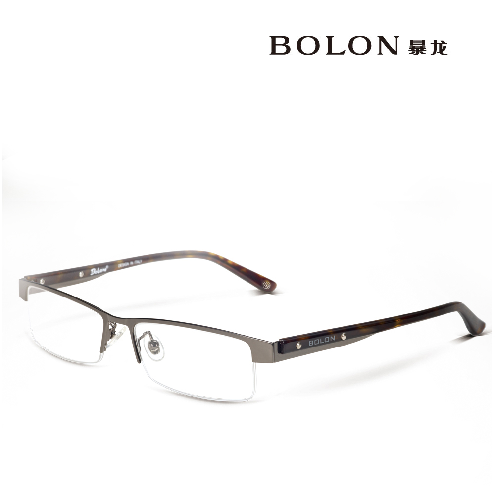 新款正品暴龙眼镜框眼镜架男女款近视眼镜框架半框板材金属BJ1012