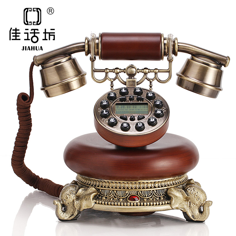 仿古电话机欧式电话机新款高档创意座机家用复古电话机来电显示折扣优惠信息