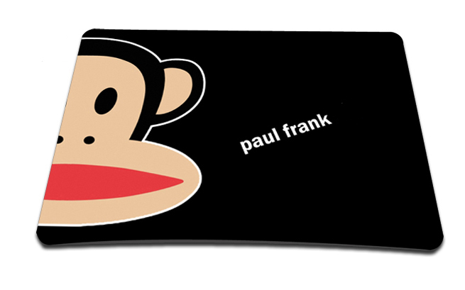 大嘴猴paul frank 无味 加厚加大 布面鼠标垫 300*250*3MM