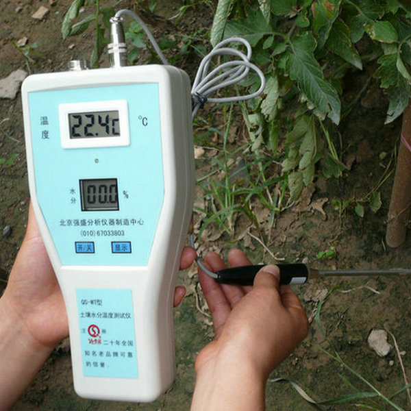 QS-WT  土壤水分温度测试仪 土壤温湿度仪  土壤水分温度测量仪
