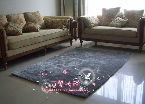 超柔加密韩国丝地毯客厅茶几地毯地垫卧室满铺地毯家用床边毯定制