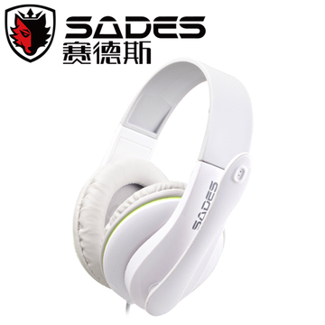 台式电脑笔记本耳麦带话筒 头戴式 游戏耳机SADES/赛德斯 SA-701