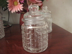 密封储物罐，玻璃储物瓶，玻璃茶叶罐，婚庆喜糖瓶糖果瓶含玻璃盖