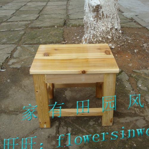 纯手工 杉木 实木小凳子 小板凳 木质/木制凳子 儿童椅 换鞋凳