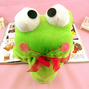 可爱青蛙手套手偶布娃娃 韩版卡通毛绒玩具宝宝安抚玩偶 情侣礼物