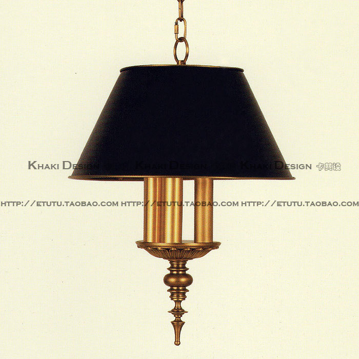 卡其设·CASA北欧风格简约仿古铜吊灯CA001103DV美式灯具质感吊灯