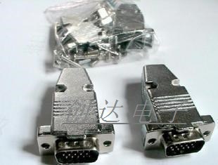 高质量 VGA头 金属外壳 15针VGA视频头 VGA焊接头 电脑插头
