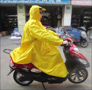 单人骑车雨披 雨衣 加大加长优质加厚尼龙