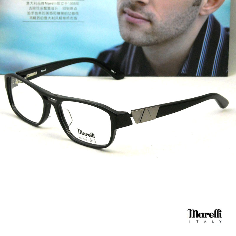 专柜行货 Marelli ML-1068 C1 意大利马蕾礼眼镜架复古男士镜框