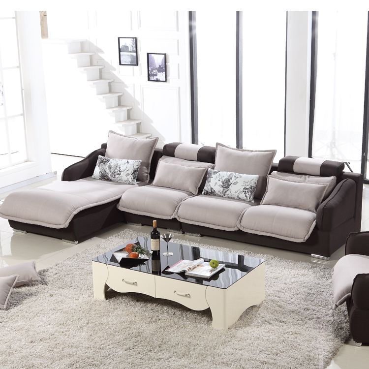 布艺沙发 乳胶沙发 现代简约沙发组合 小户型客厅家具可拆洗 定制