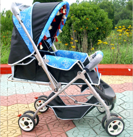 婴儿手推车宝宝车可坐平躺伞车轻便折叠双向BB车童车小孩推车避震